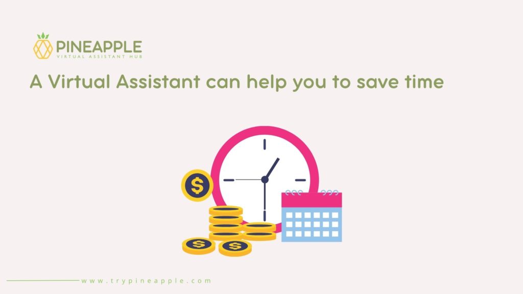 virtual assistant helps save time