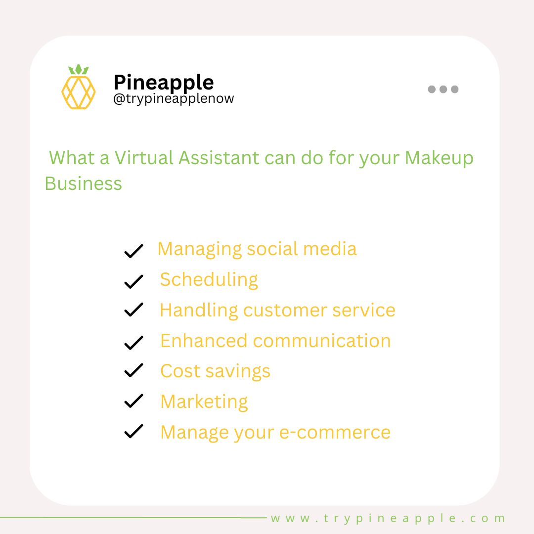  What a Virtual Assistant can do for your Makeup Business