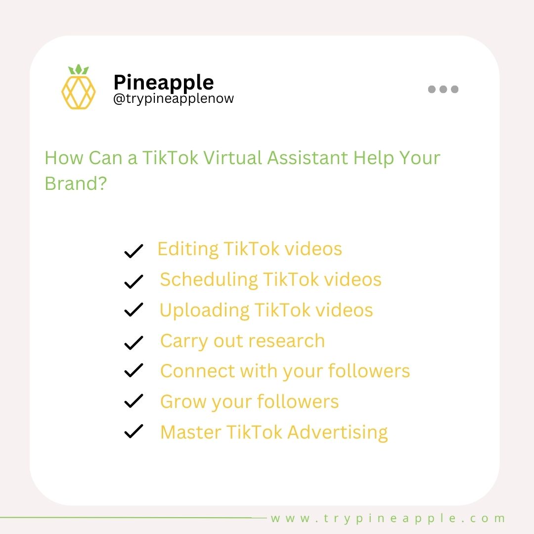 How Can a TikTok Virtual Assistant Help Your Brand
