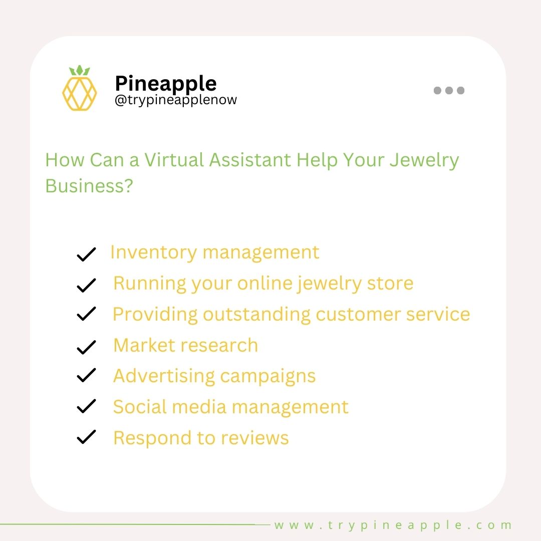 How Can a Virtual Assistant Help Your Jewelry Business?