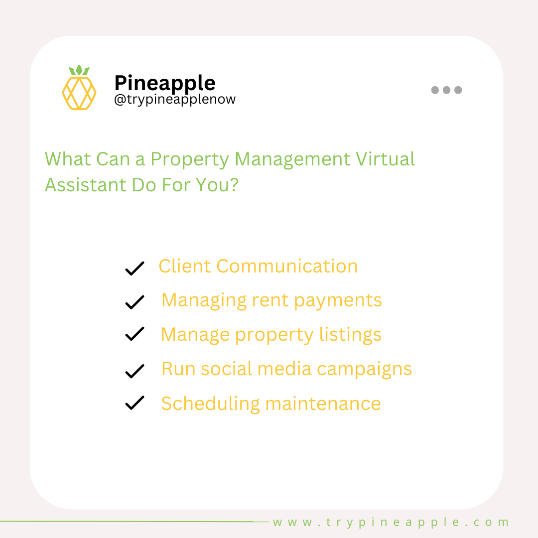 What Can a Property Management Virtual Assistant Do