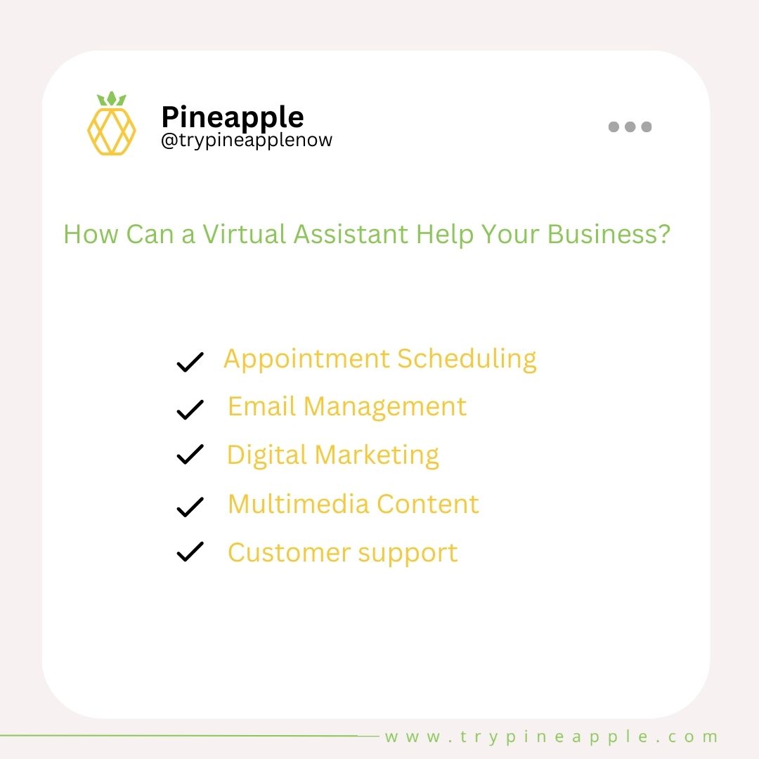 How Can a Virtual Assistant Help Your Business