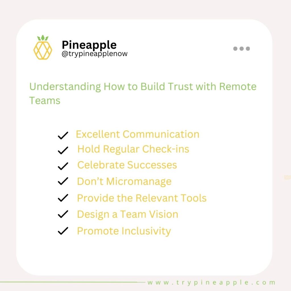 Understanding How to Build Trust with Remote Teams