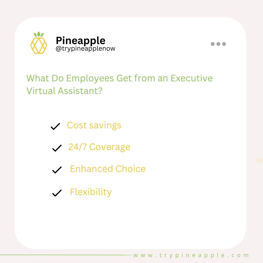 What Do Employees Get from an Executive Virtual Assistant