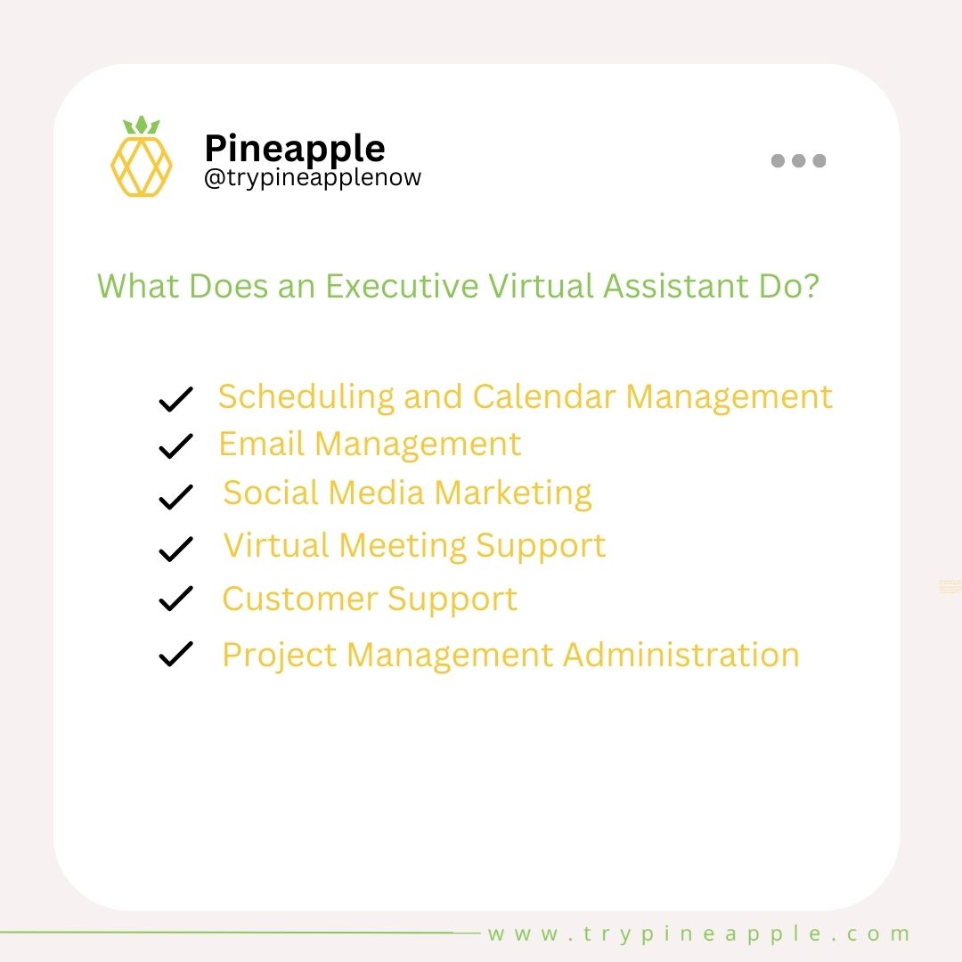 What Does an Executive Virtual Assistant Do
