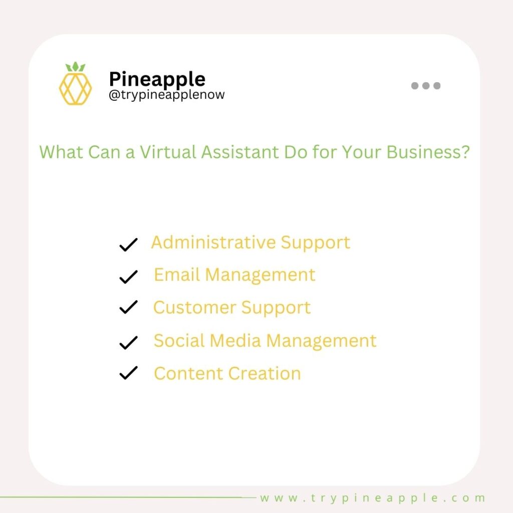 Virtual Assistant Do for Your Business