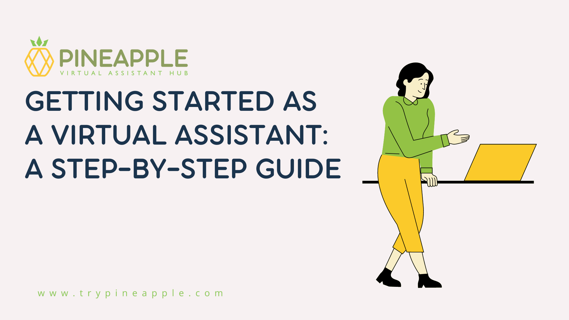 Blog cover for Getting Started as a Virtual Assistant: A Step-by-Step Guide blogpost