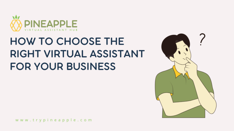 Blog cover for How to Choose the Right Virtual Assistant for Your Business blogpost