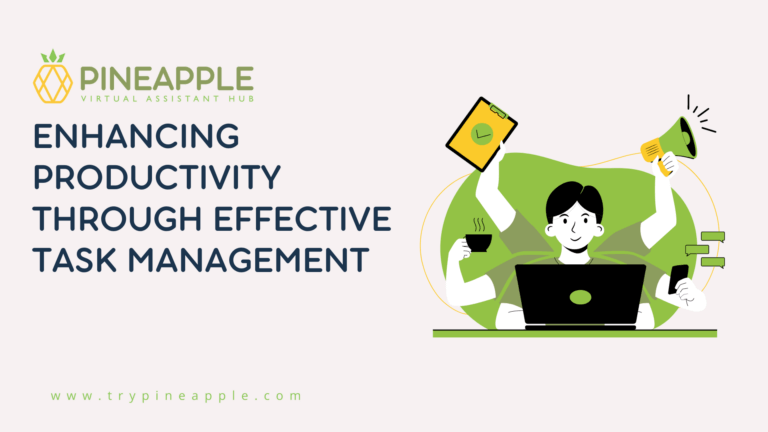 blog cover for Enhancing Productivity Through Effective Task Management blogpost