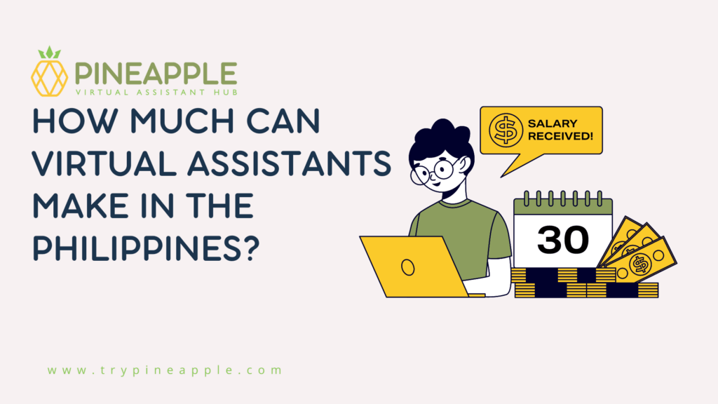 Blog cover for How Much Can Virtual Assistants Make in the Philippines? blogpost